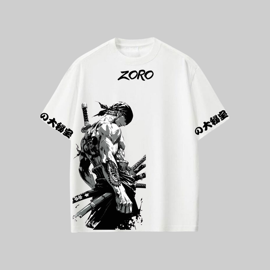 T shirt zoro blanc